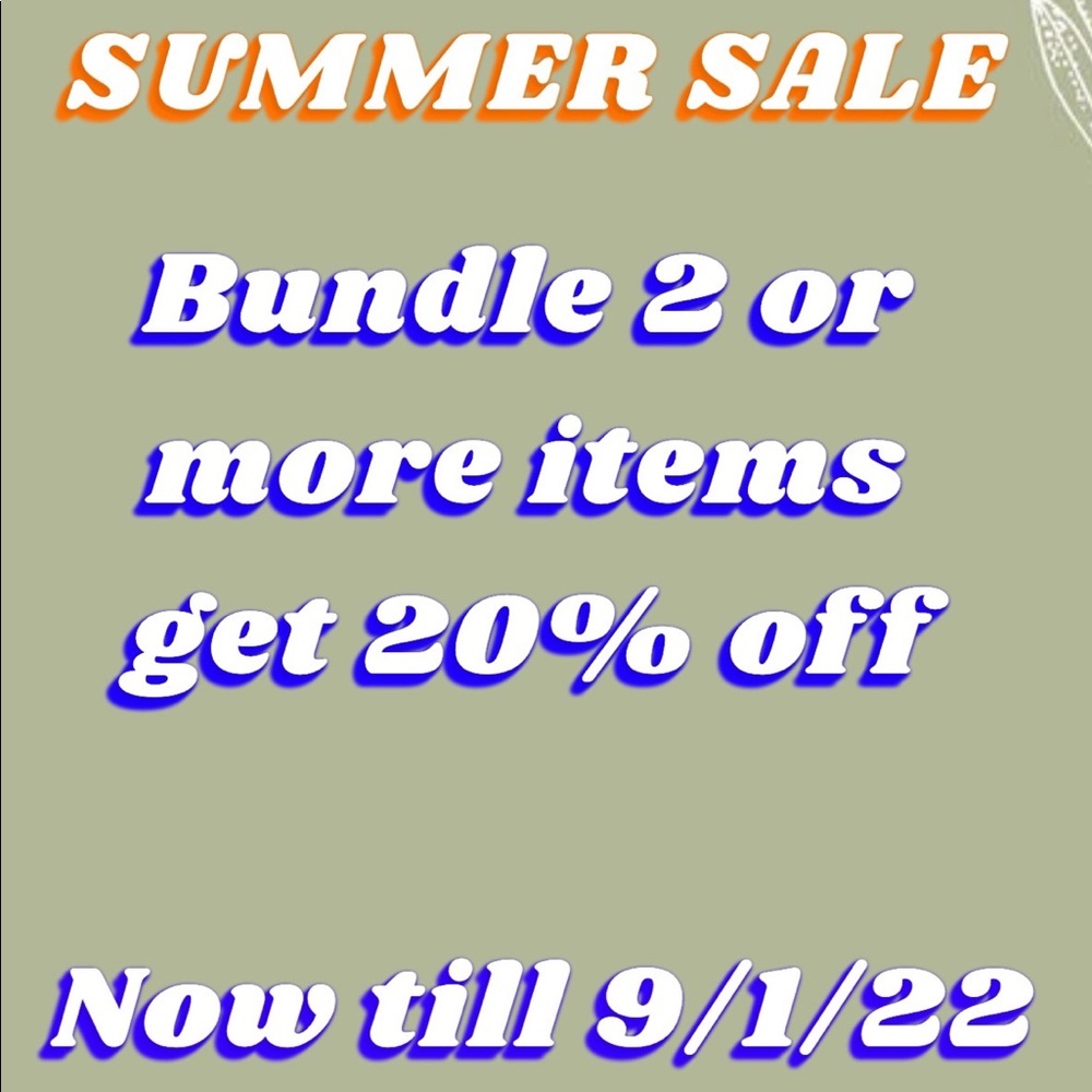 Now until 9/1/22!